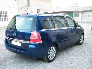 Zafira arrière droit